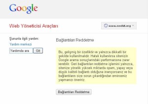 Google'ın Bağlantıları Reddetme Aracı Nasıl Kullanılır