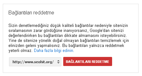 Google'ın Bağlantıları Reddetme Aracı Nasıl Kullanılır